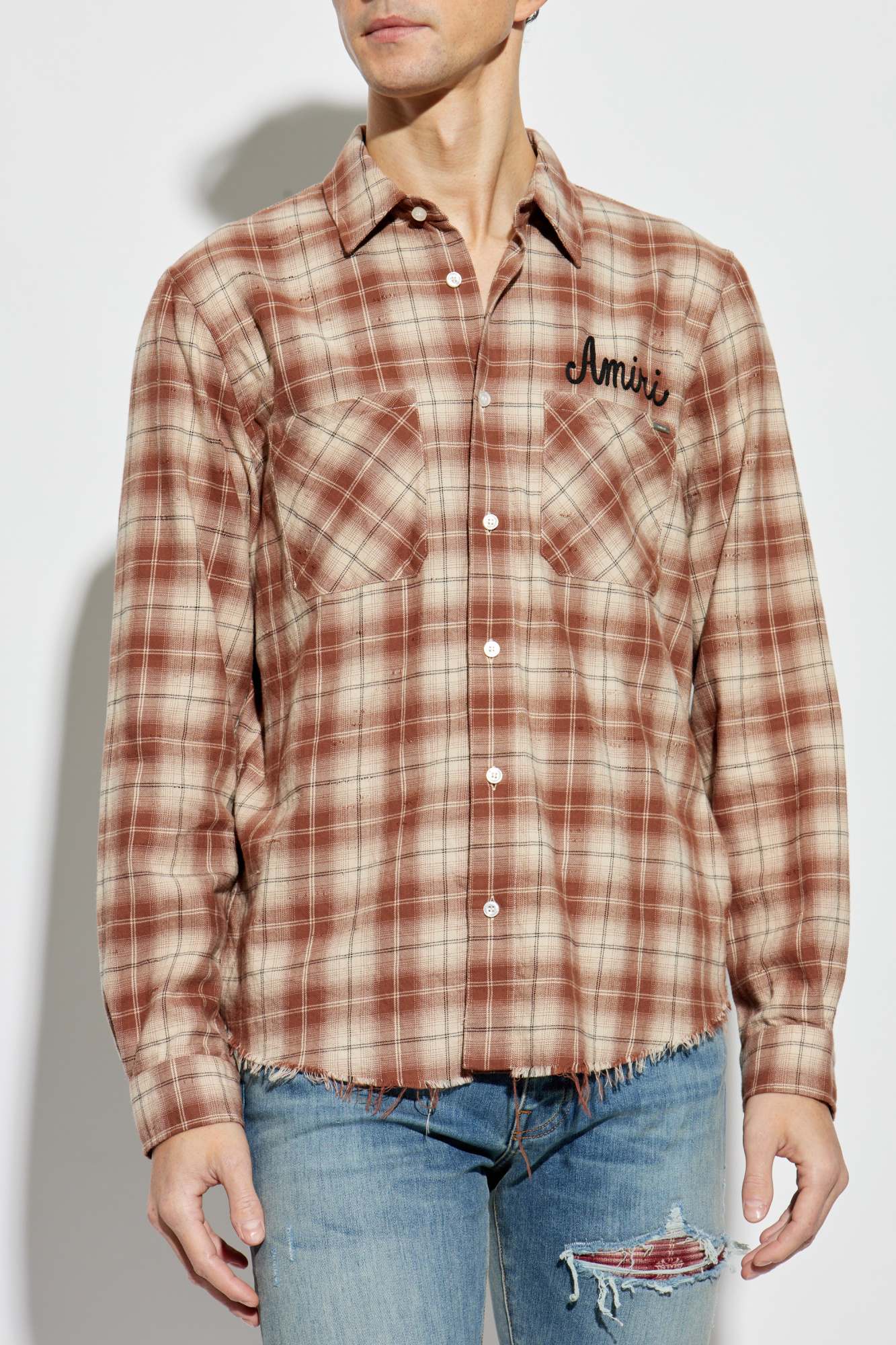 Amiri Plaid Shirt | Men's Clothing | Vitkac